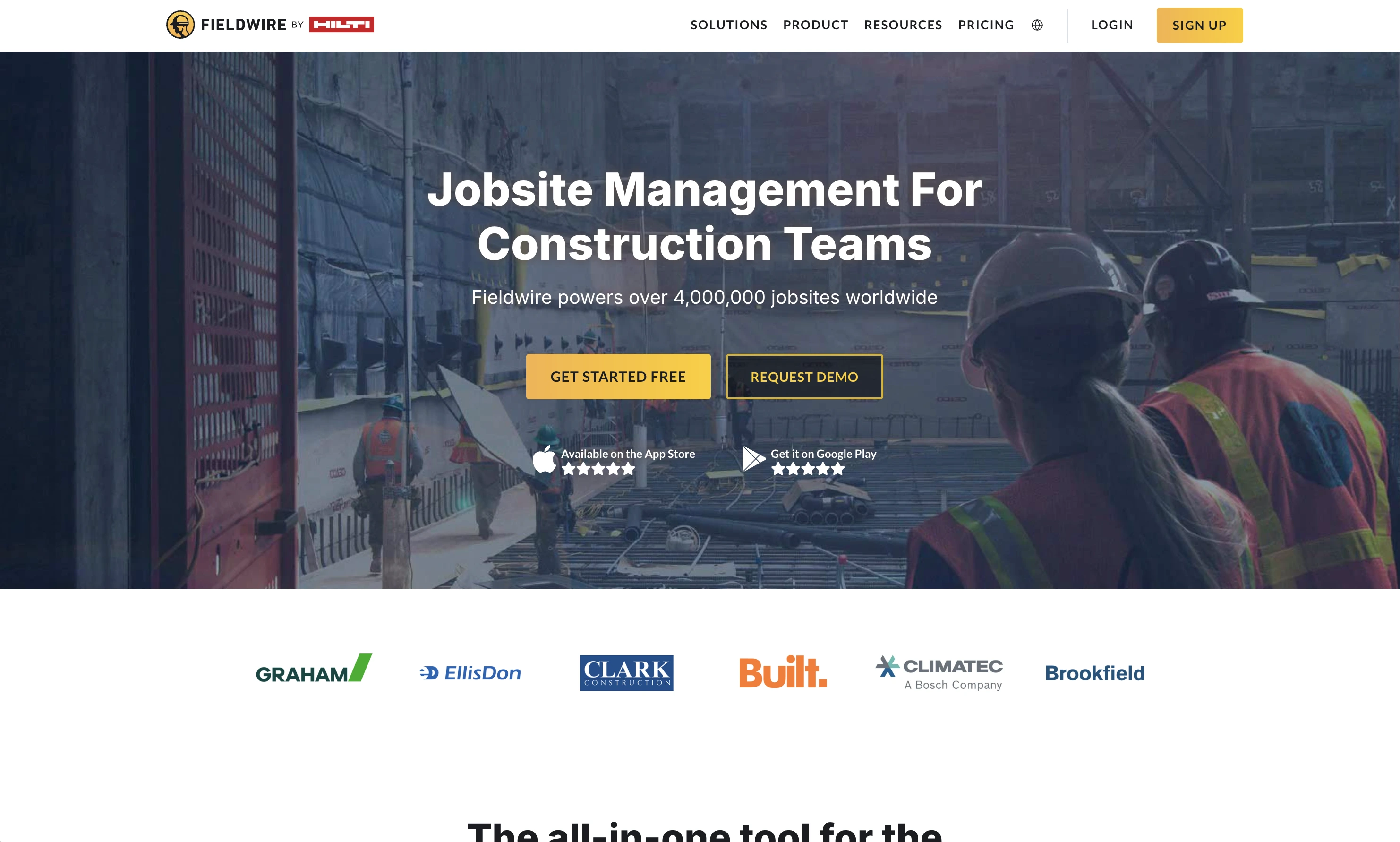 Fieldwire field construction management app