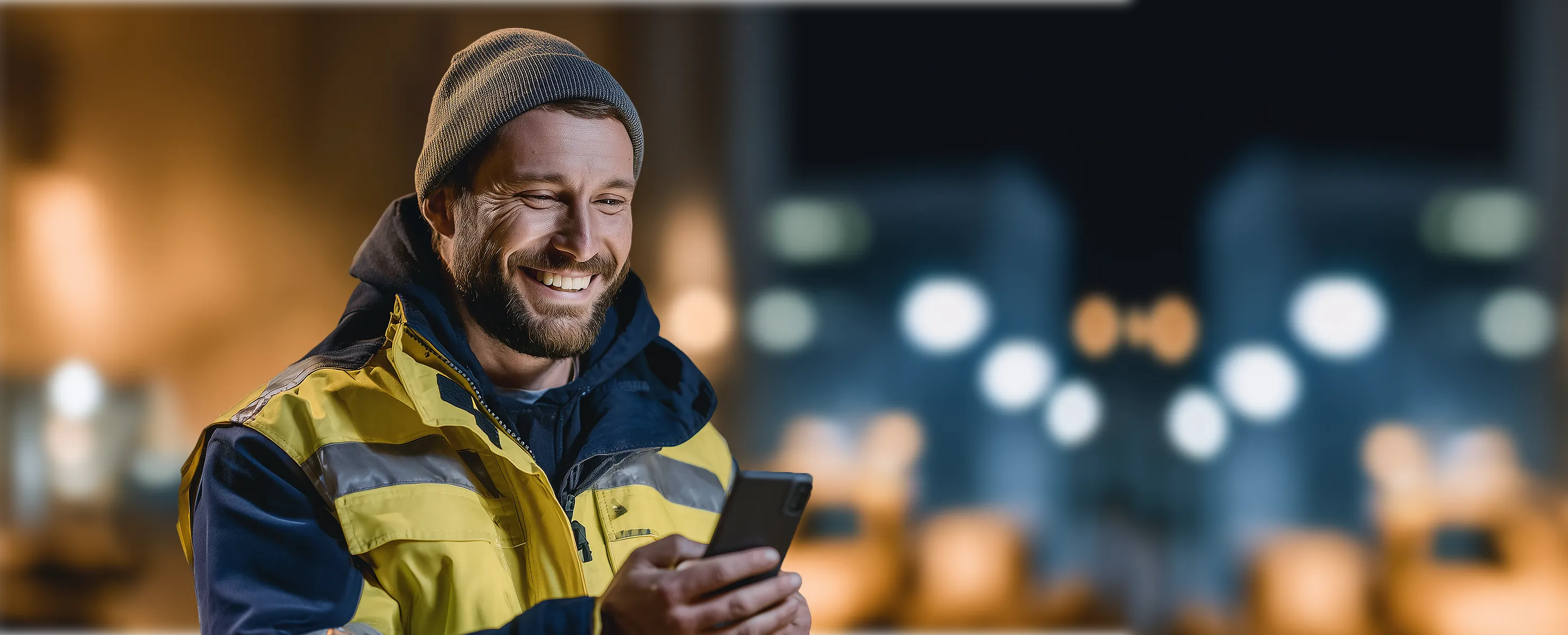 Construction supervisor reviewing photo confirmations in a construction daily report app