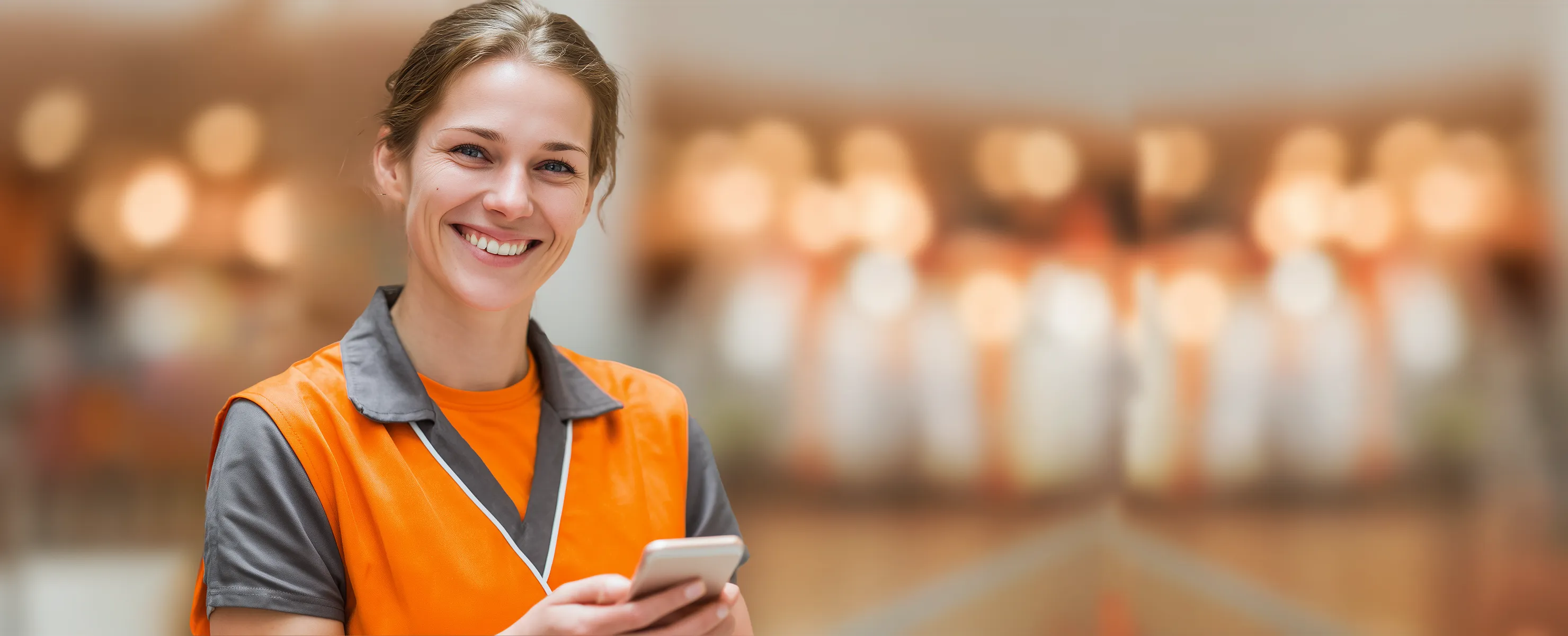 Cleaning team confirming a completed job with photo proof in a cleaning schedule app